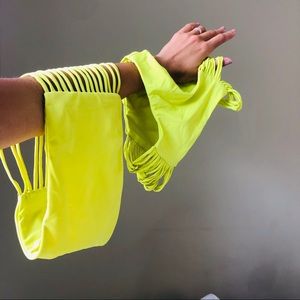 Mikoh Neon Yellow/green bikini